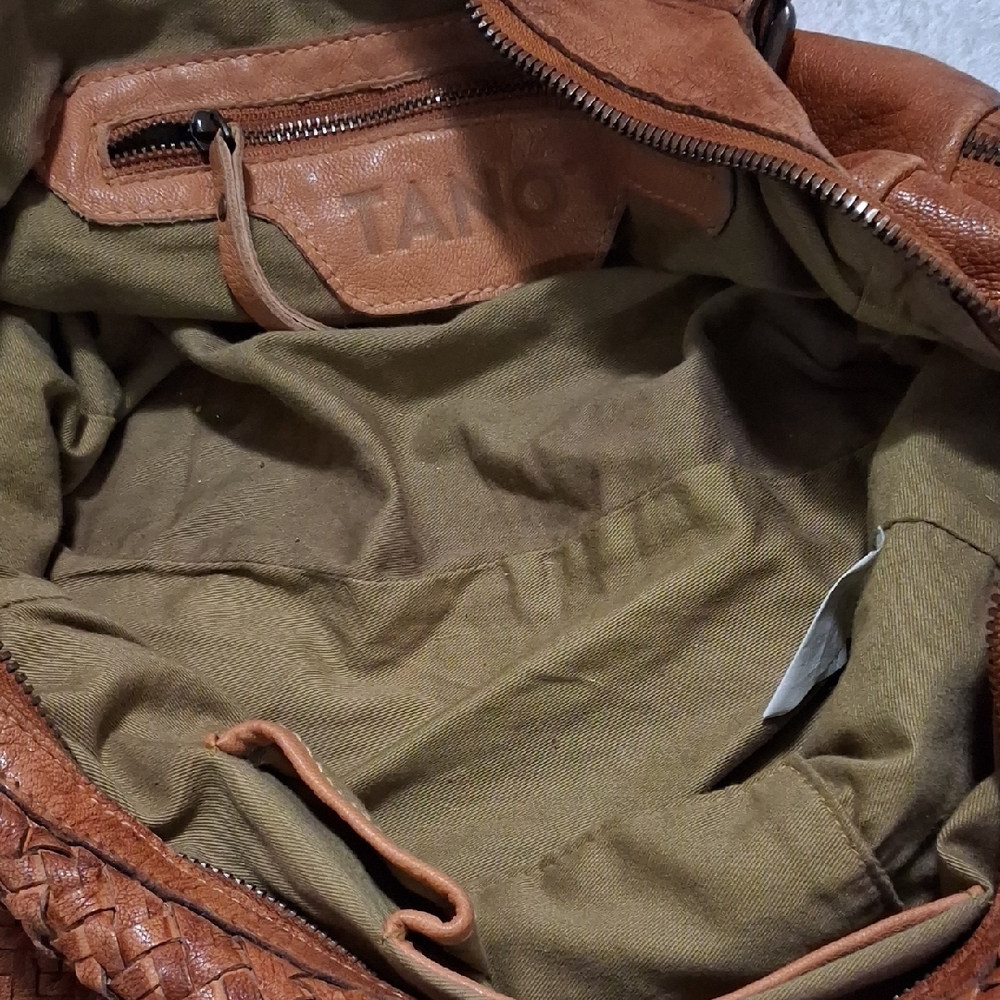 Tano Woven Leather Shoulder Bag - Picture 4 of 10